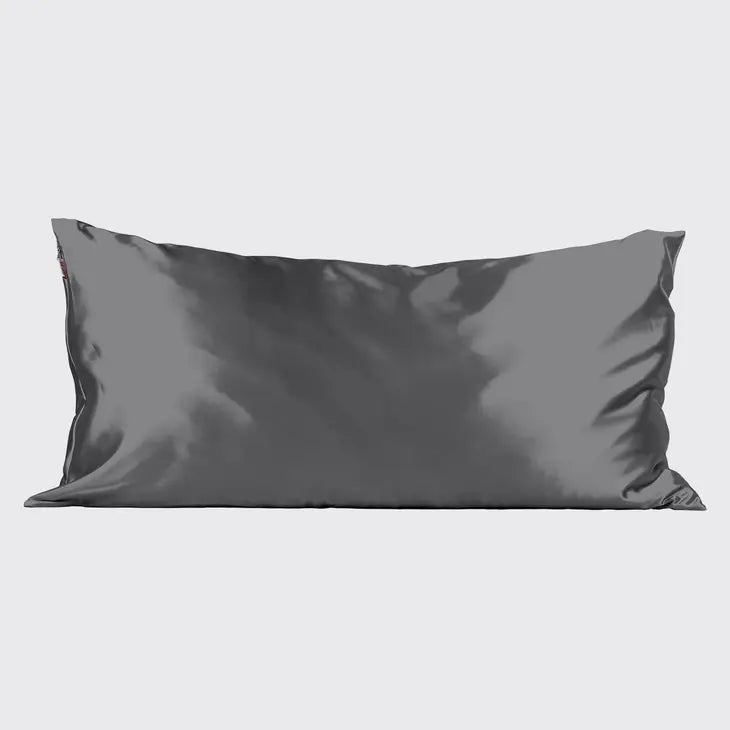 Satin Pillowcase King - Charcoal