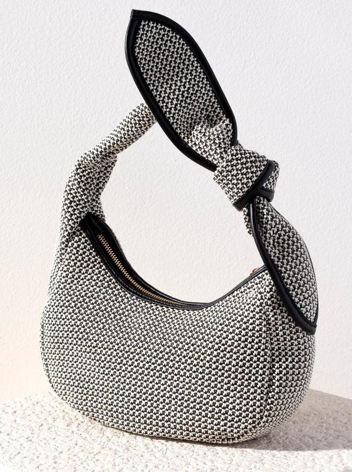 Sonya Mini Hobo Bag - Black