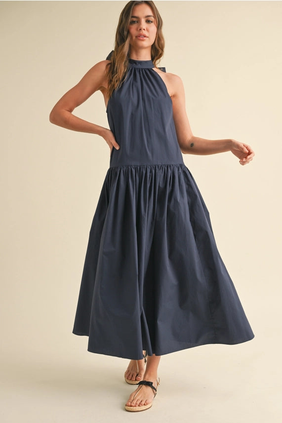 Under The Stars Dress - Navy