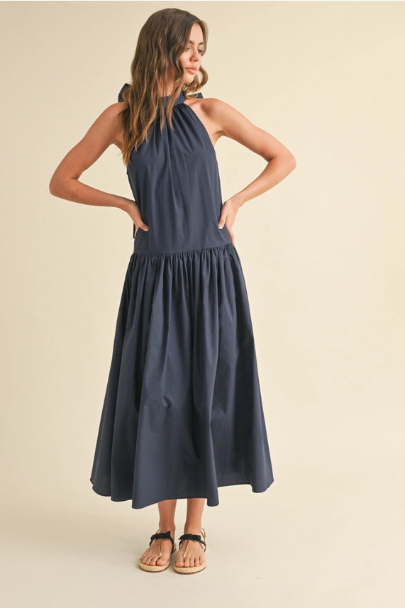 Under The Stars Dress - Navy