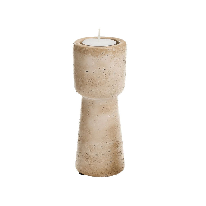 Travertine Candle Holder - Large