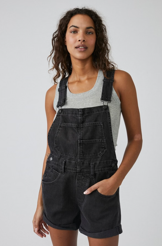 We The Free Ziggy Shortalls - Mineral Black