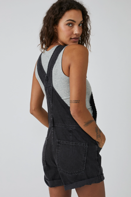 We The Free Ziggy Shortalls - Mineral Black