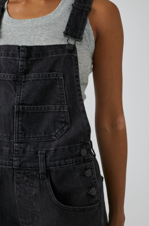 We The Free Ziggy Shortalls - Mineral Black