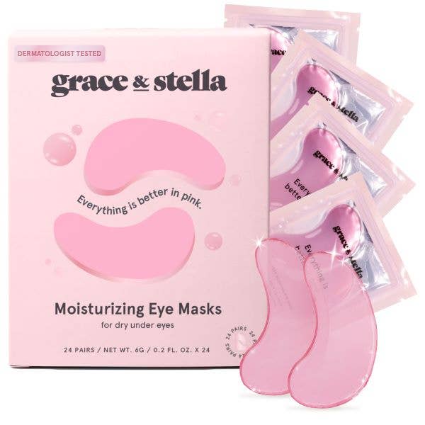 Pink Moisturizing Under Eye Mask