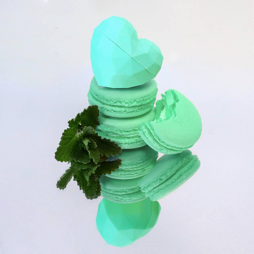 Teal Heart Lip Balm - Sweet Mint