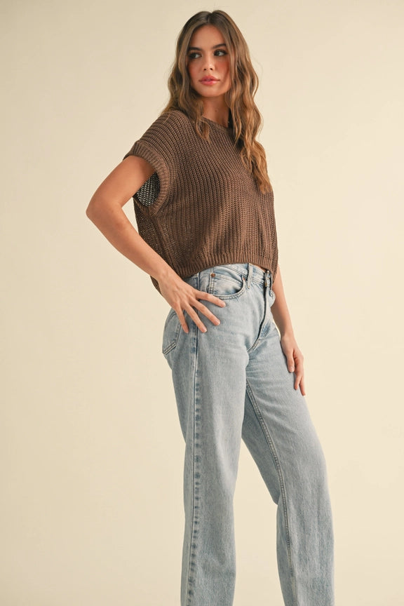 Brown Sugar Knit Top