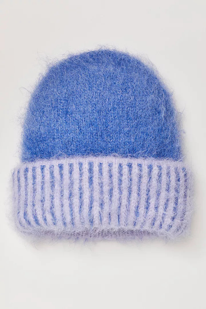 Forever Fuzzy Beanie - Periwinkle