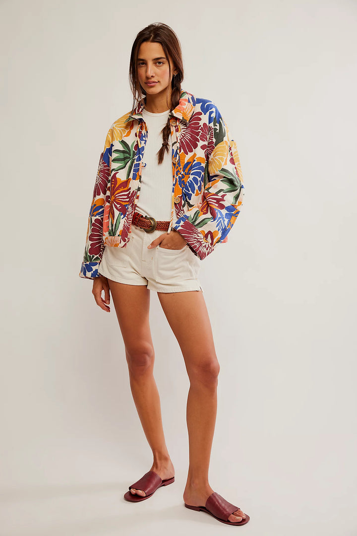 Soleil Beach Jacket - Tropical Combo
