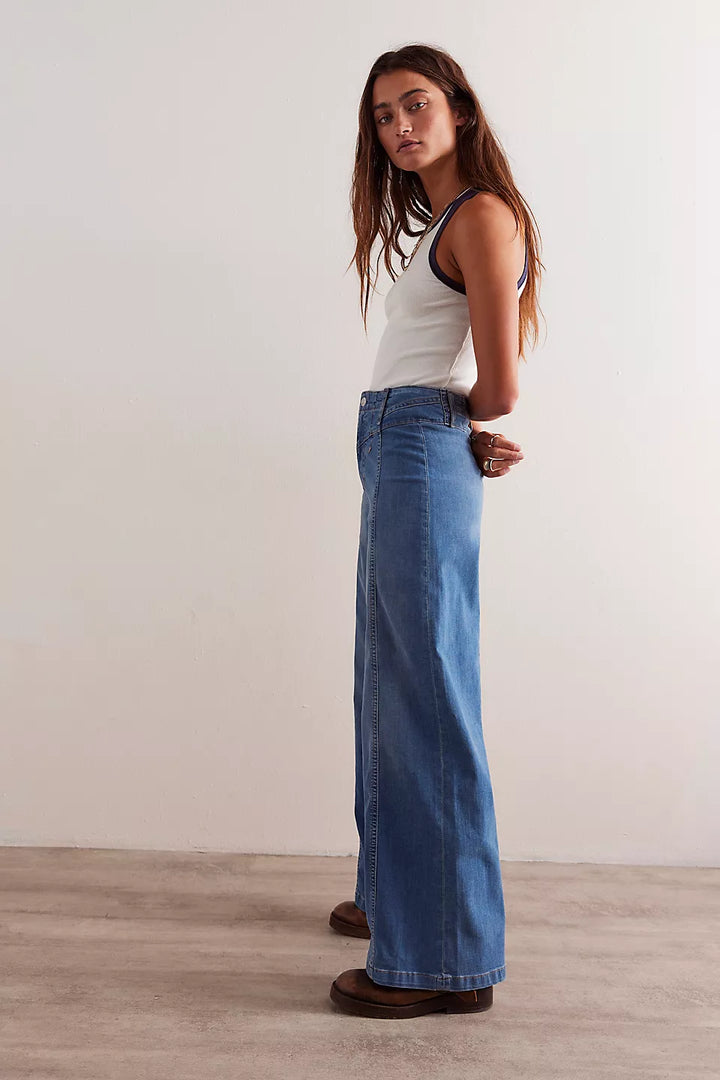 Libre Wide Leg Denim - Goodie Goodie