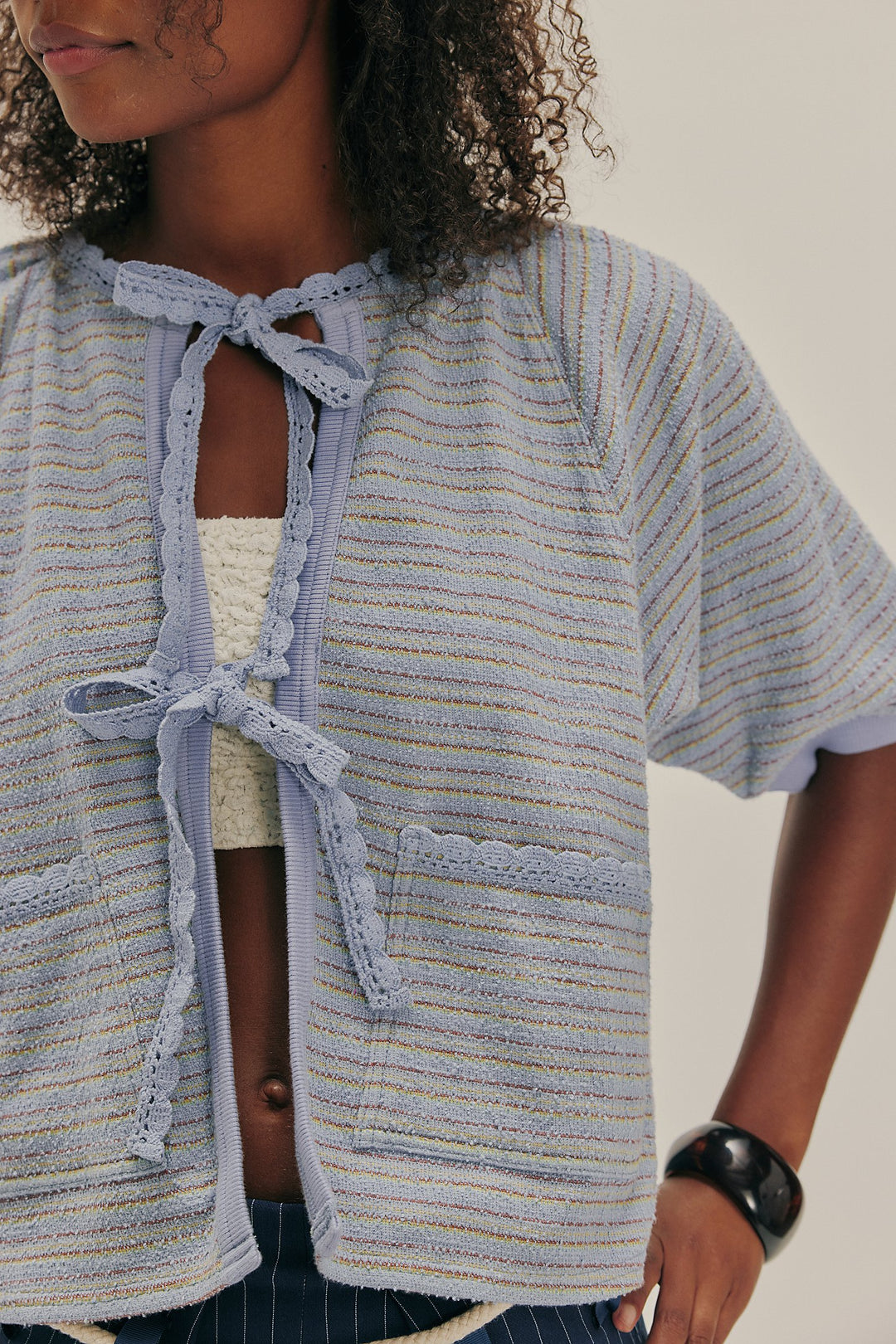Tropic Sweatshirt - Baby Blue