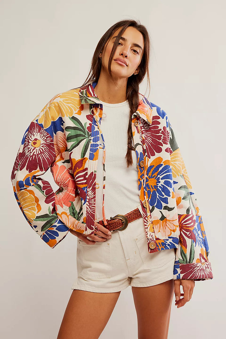 Soleil Beach Jacket - Tropical Combo