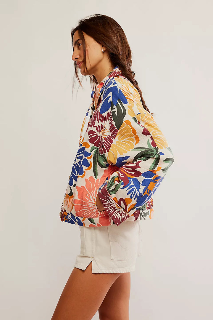 Soleil Beach Jacket - Tropical Combo