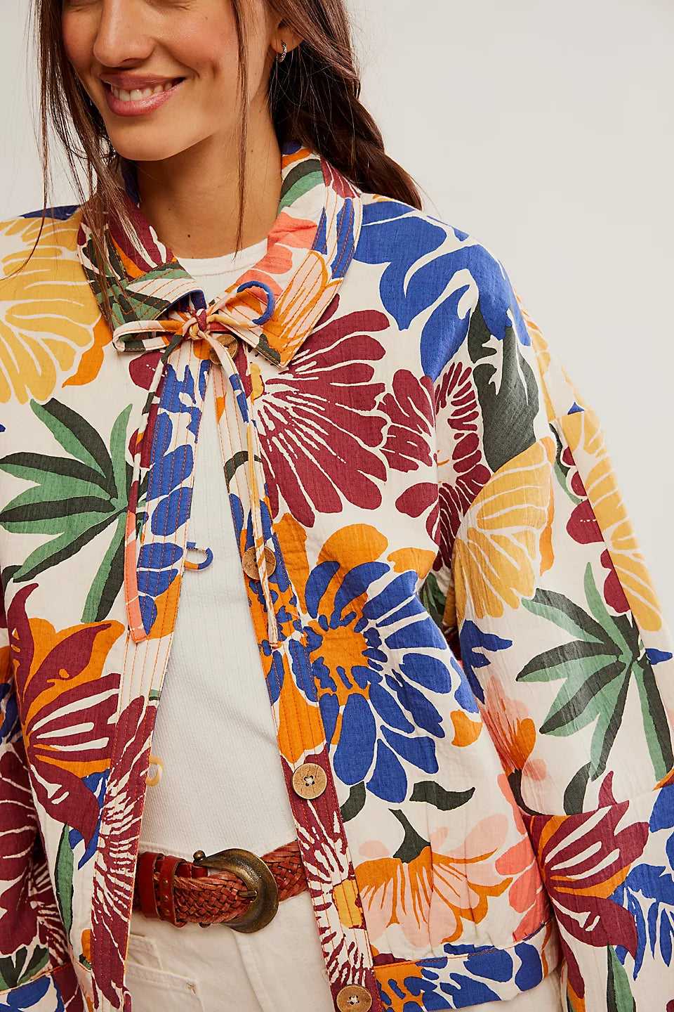 Soleil Beach Jacket - Tropical Combo