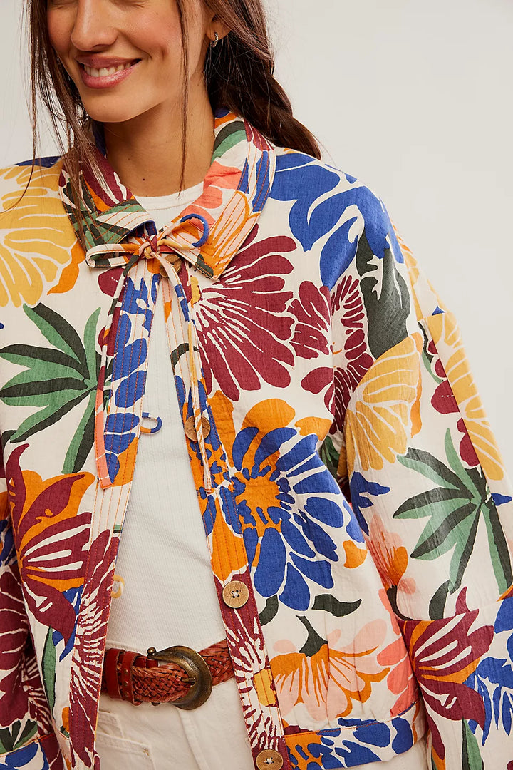 Soleil Beach Jacket - Tropical Combo