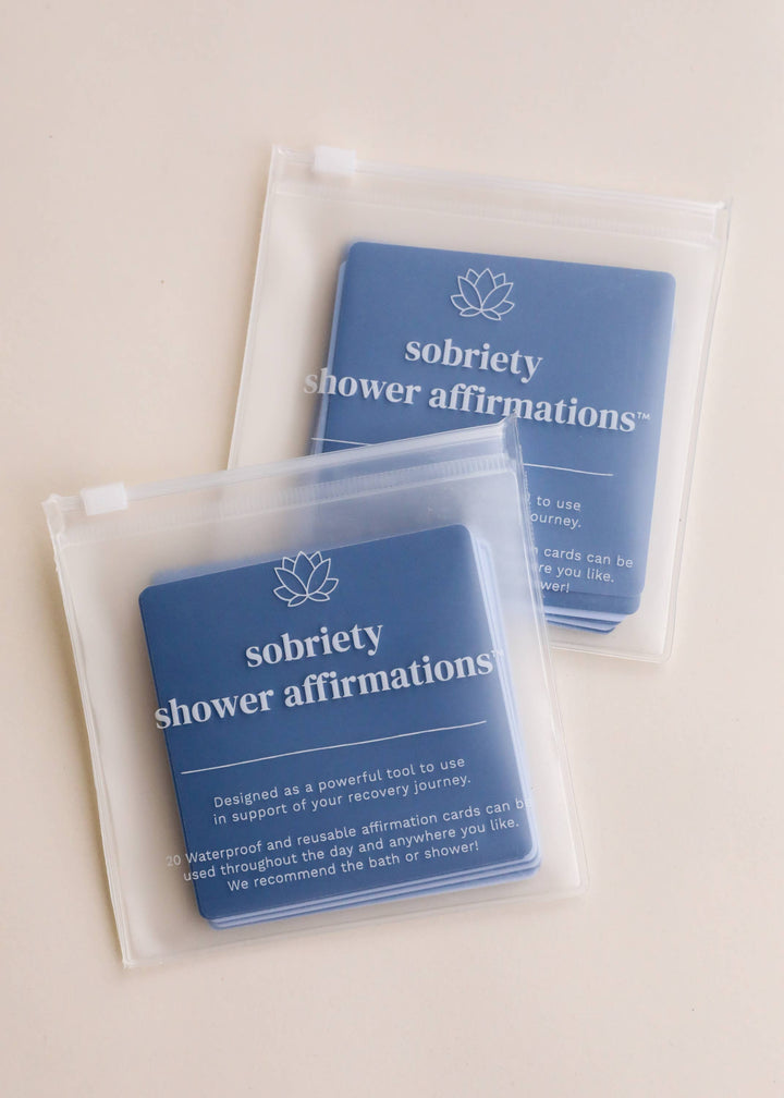 Shower Affirmation™ Cards - Sobriety