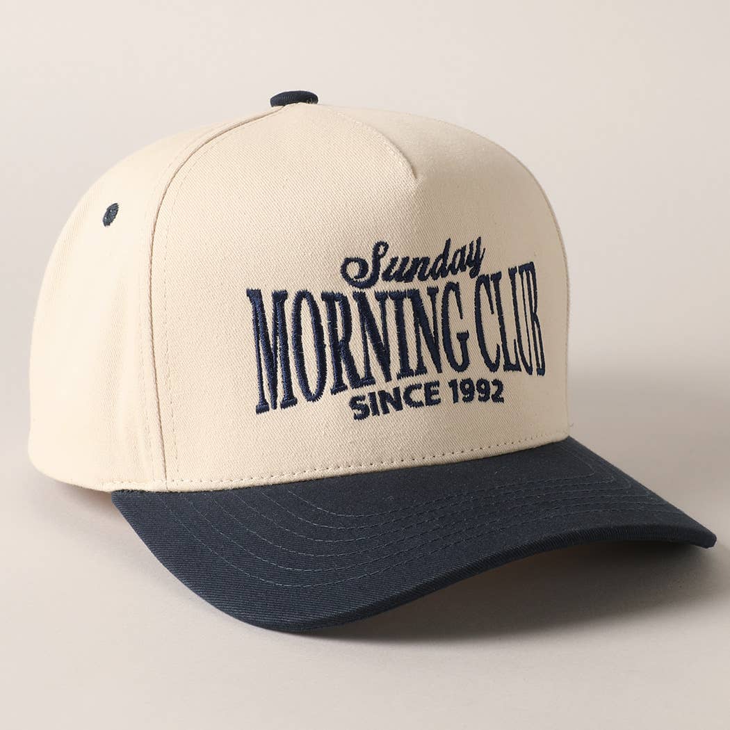 Sunday Morning Club  Trucker - Navy