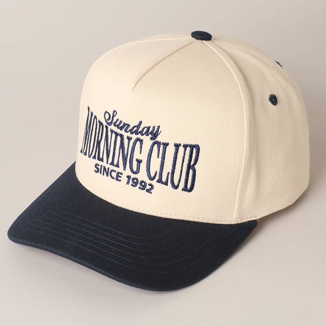 Sunday Morning Club  Trucker - Navy