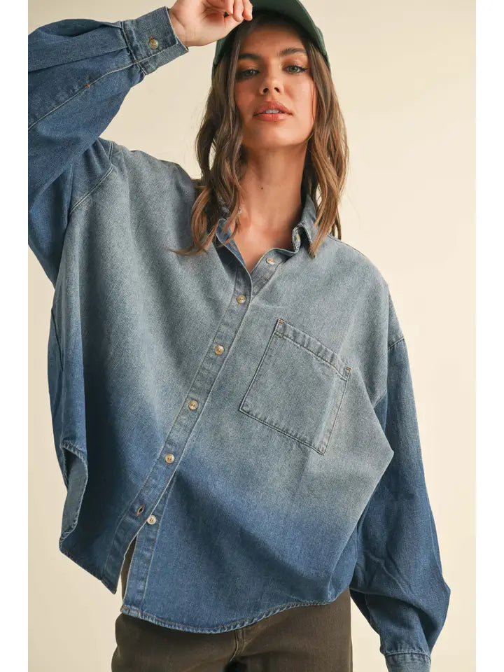 90's Classic Denim Shirt