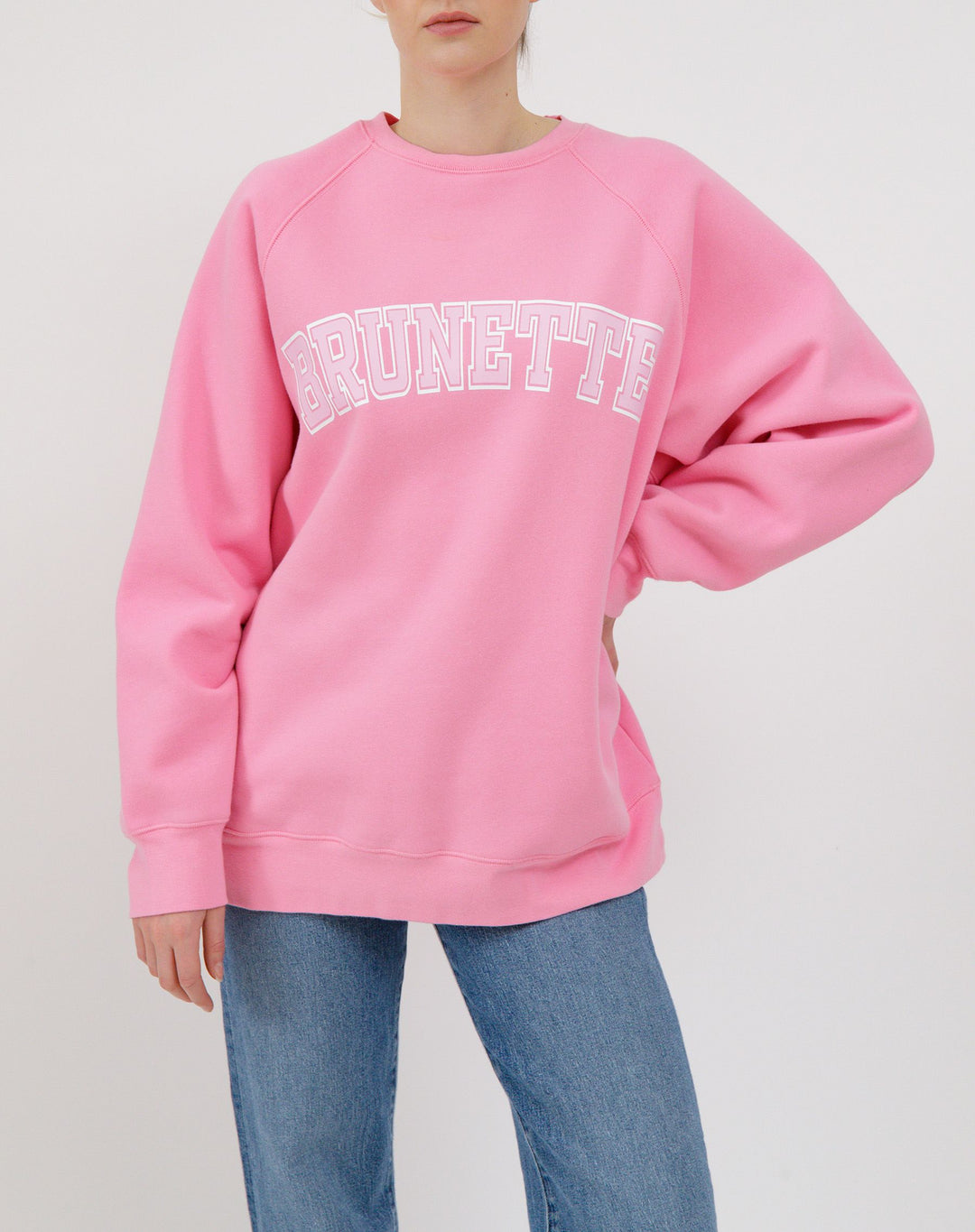 Brunette Crewneck - Bubblegum