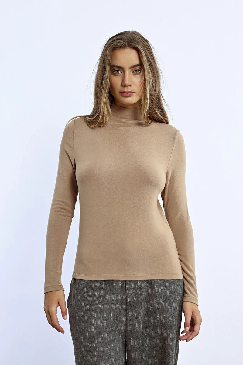 Keep It Simple Top - Beige