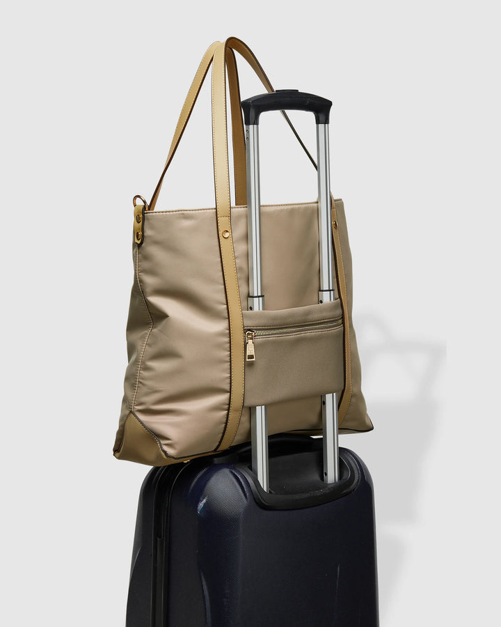 Nora Travel Tote - Beige