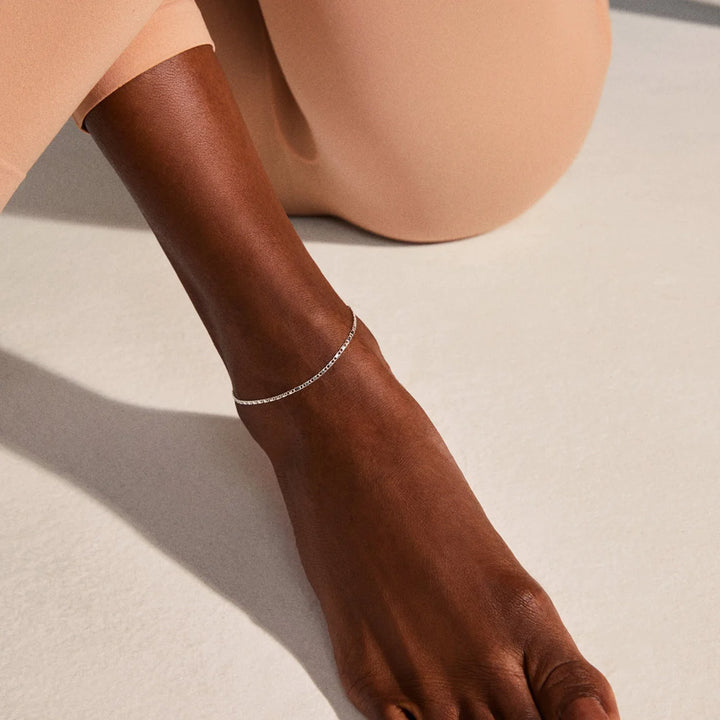 Parisa Ankle Chain - Silver