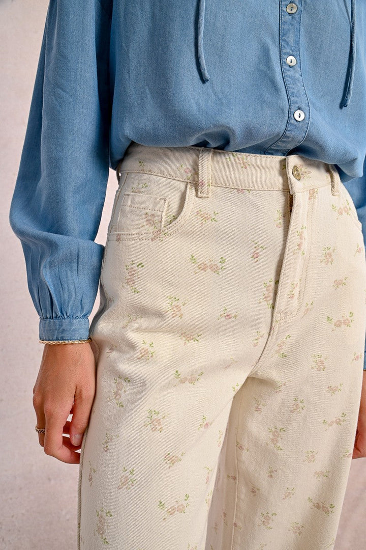 Petal Power Cream Denim