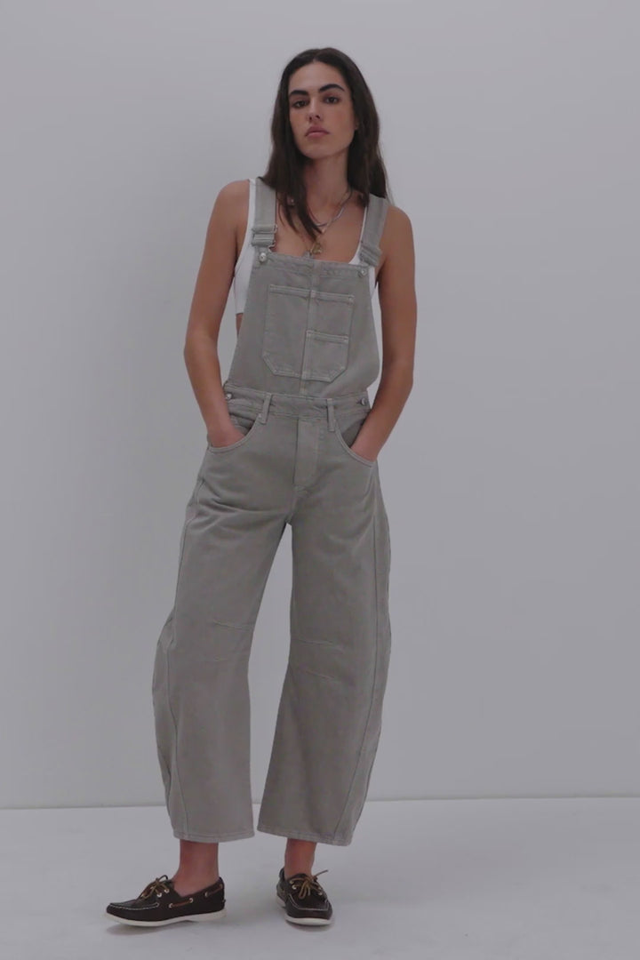 We The Free Good Luck Barrel Overalls - Cobblestone