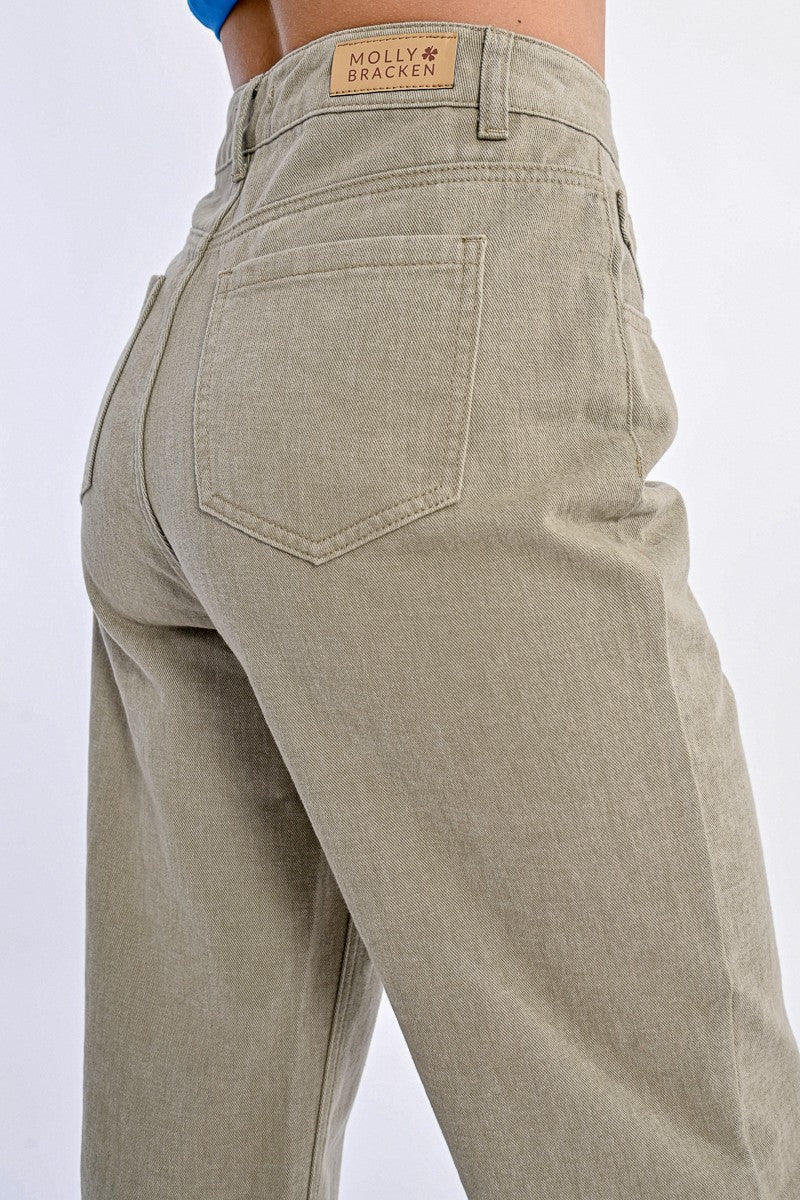 Come on Khaki - Straight Leg Pants