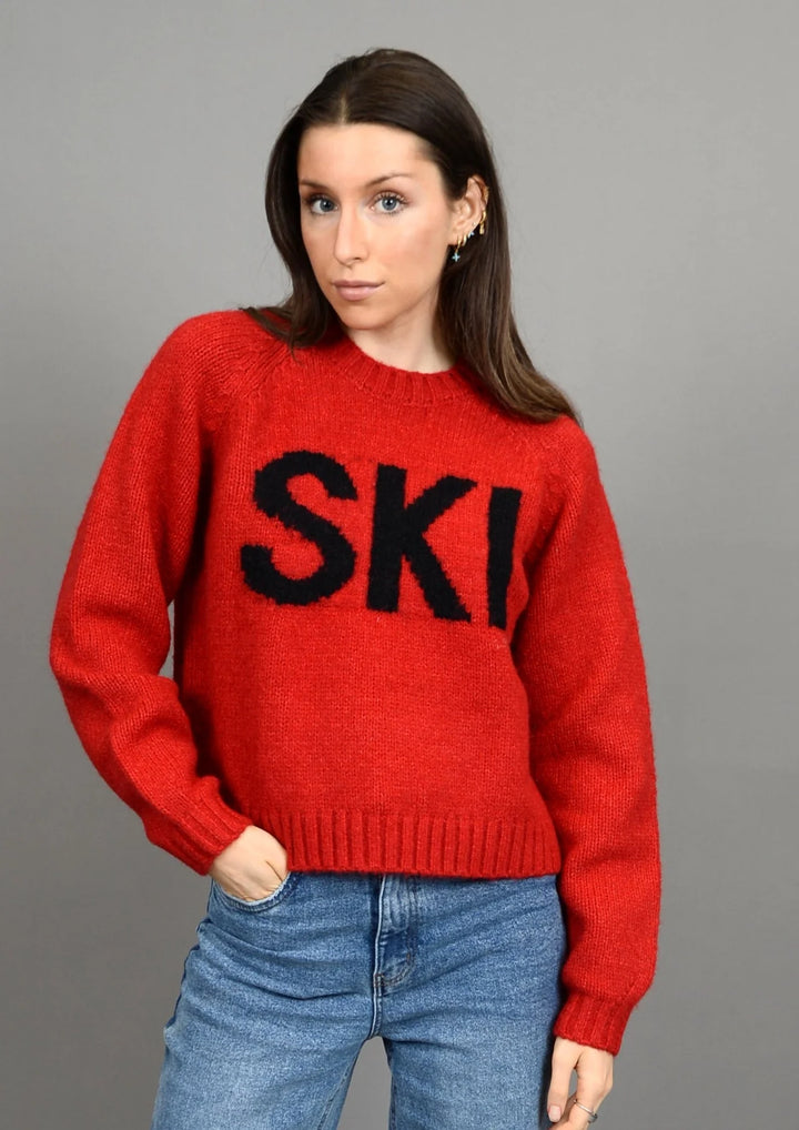 SKI Sweater - Red