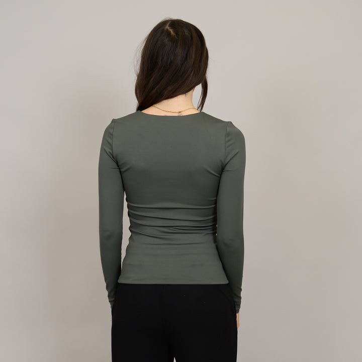 Daydream Long Sleeve Top - Olive