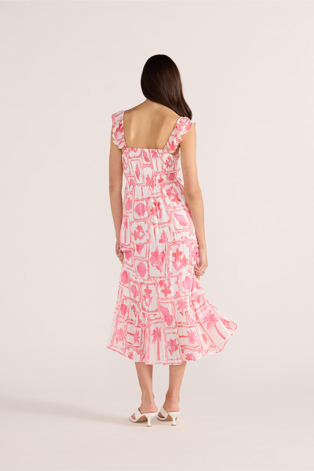 Bria Frill Midi Dress