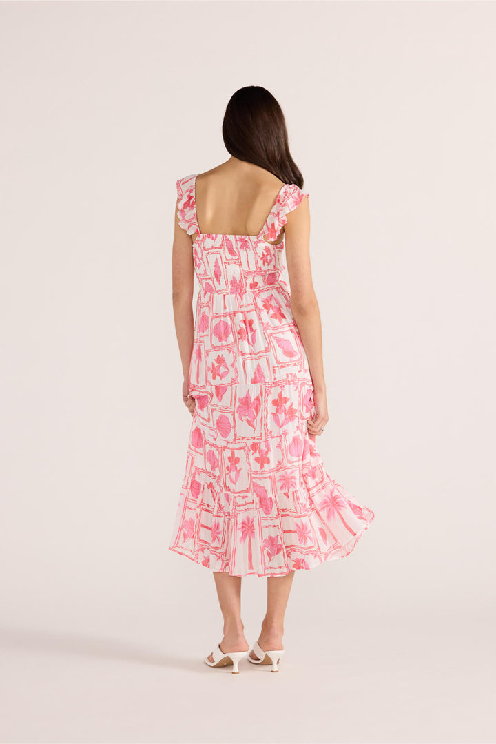 Bria Frill Midi Dress
