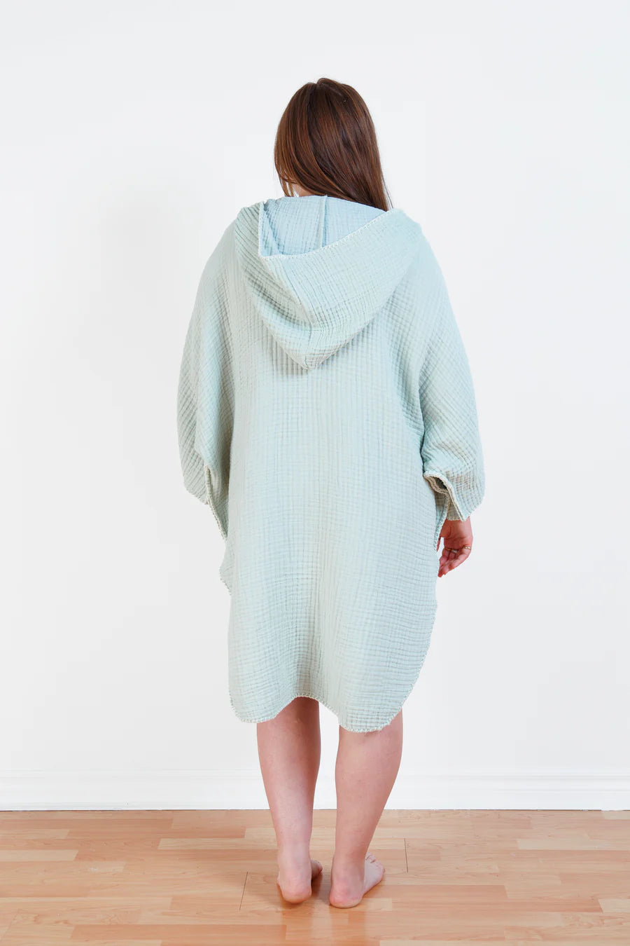 THE COCOON | Women's Muslin Surf Poncho - Sage