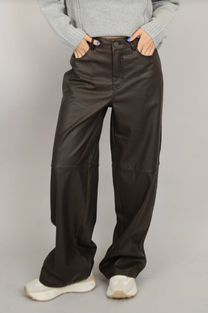 Make My Day - Faux Leather Pant